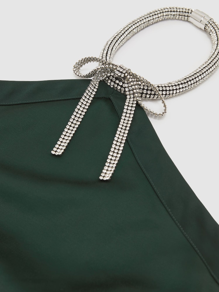 Reiss Green Sina Dress - Image 6 of 6 Reiss Green Sina Dress - Image 6 of 6