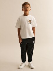 Reiss Black Stokely Joggers - Image 1 of 5