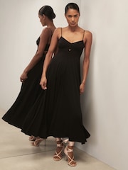 Reiss Lydia Reiss | Royal Ballet Bustier Midi Dress - Imagen 1 de 6