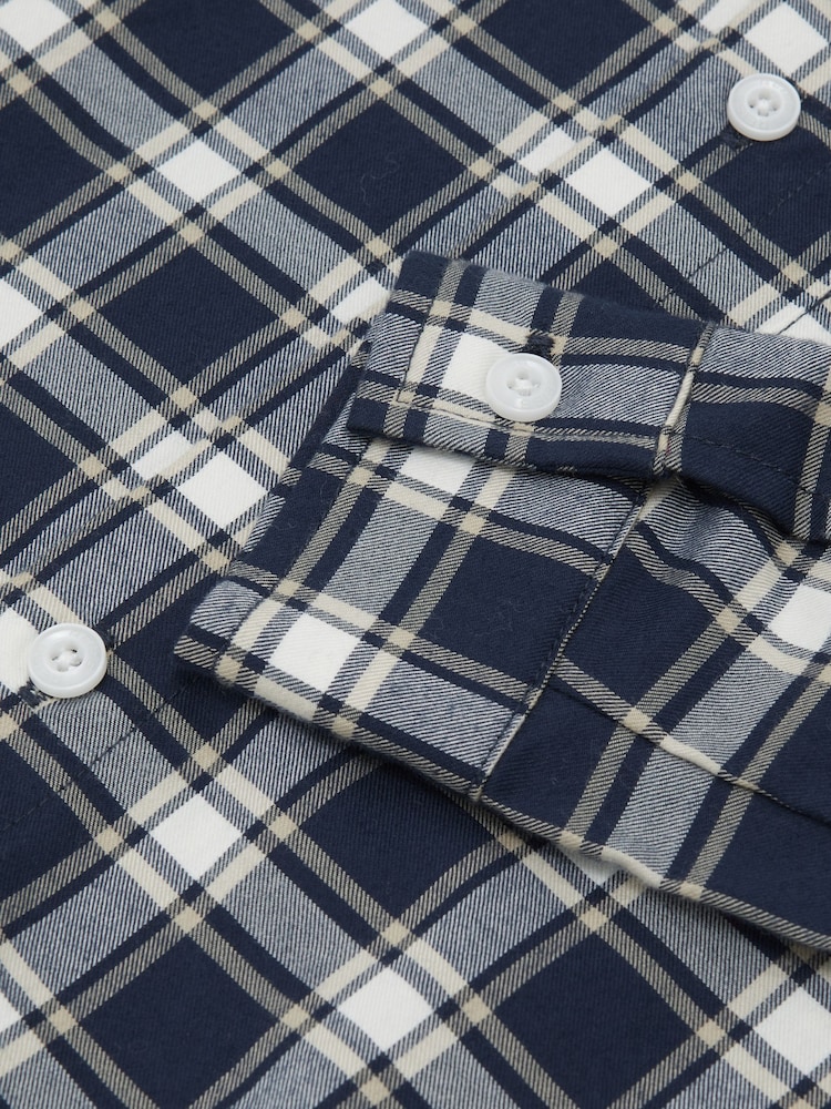 Reiss Navy Blue Bailes Shirt - Image 4 of 4