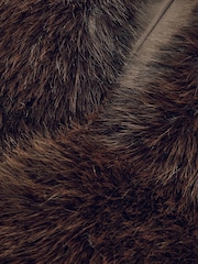 Reiss Chocolate Flora Scarf - Image 3 of 3
