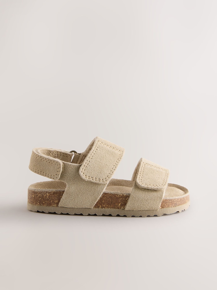 Neutral Standard Fit (F) Touch Fastening Sandals - Image 2 of 5 Neutral Standard Fit (F) Touch Fastening Sandals - Image 2 of 5