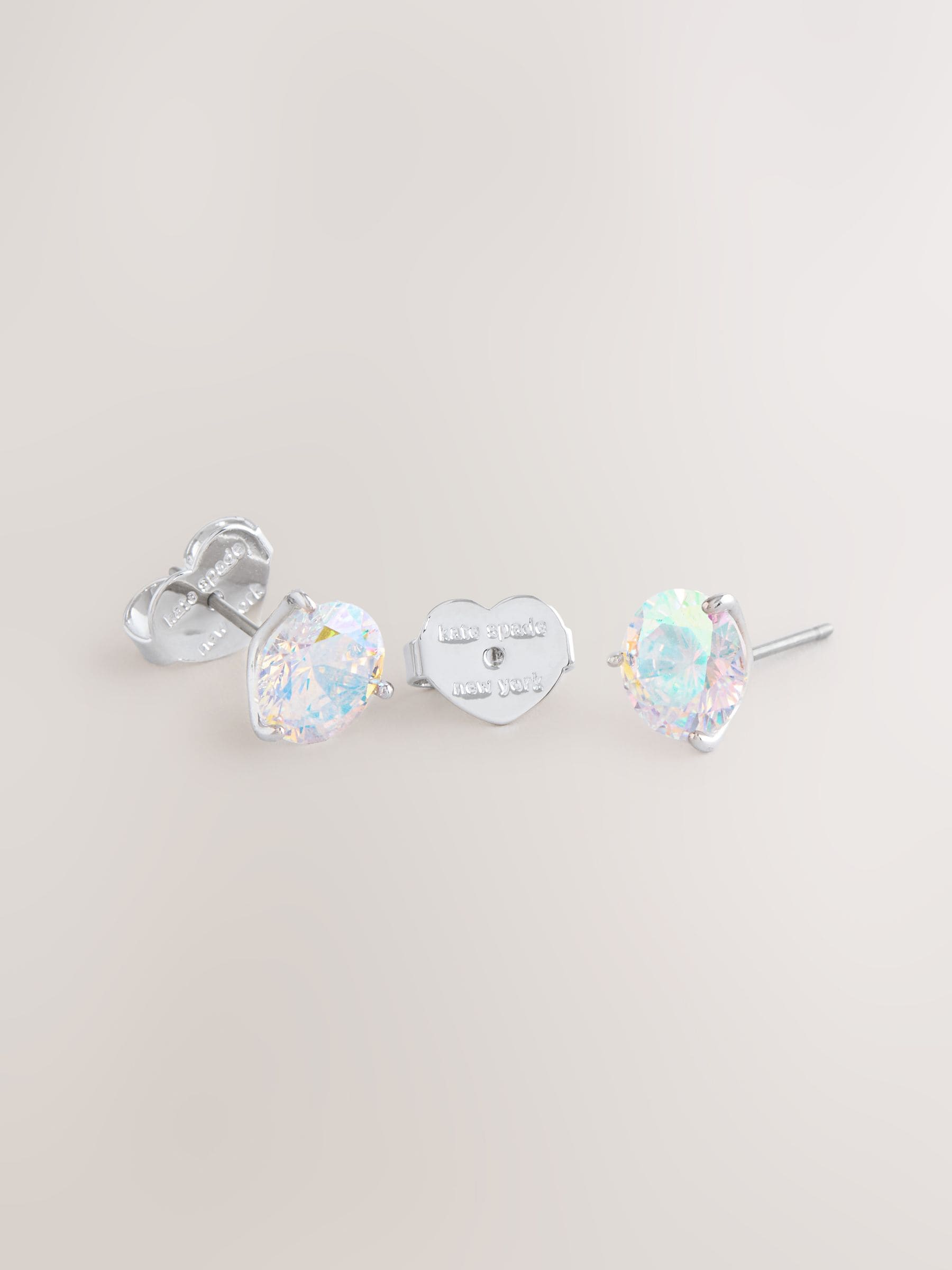 Buy kate spade new york Metallic Tone Trio Prong Studs Earrings