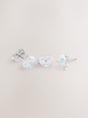 kate spade new york Metallic Tone Trio Prong Studs Earrings - Image 1 of 1