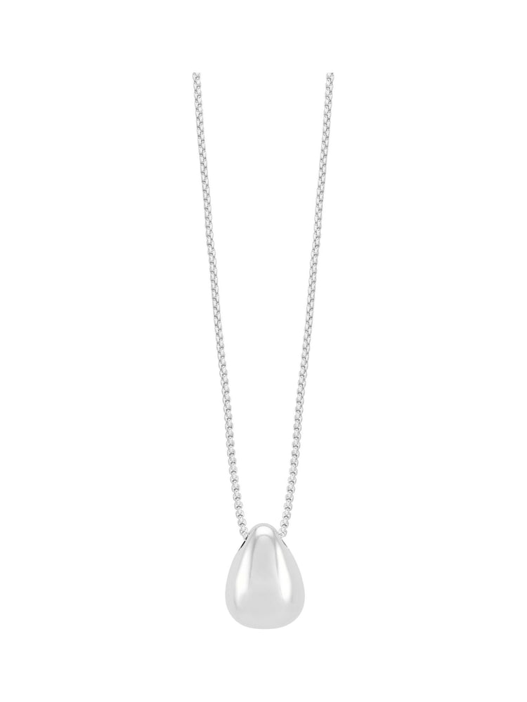 Estella Bartlett Silver Tone Waterproof Teardrop Pendant Necklace - Image 2 of 4 Estella Bartlett Silver Tone Waterproof Teardrop Pendant Necklace - Image 2 of 4