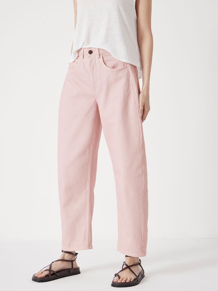 Hush Pink Cordelia Barrel Leg Jeans - Image 1 of 5 Hush Pink Cordelia Barrel Leg Jeans - Image 1 of 5