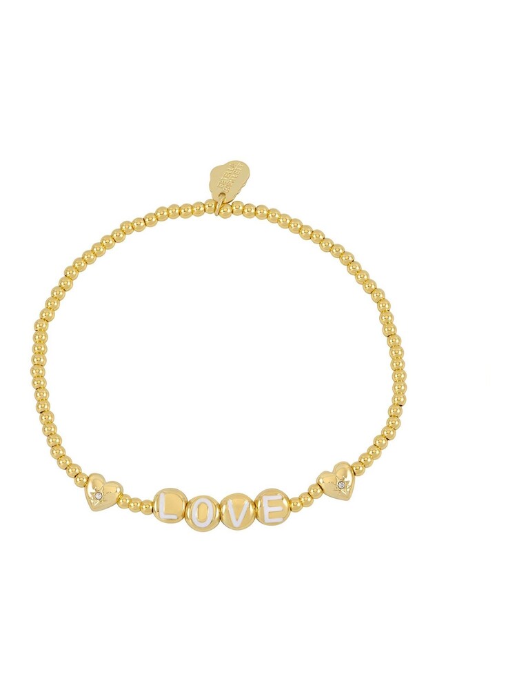 Estella Bartlett Gold Tone Love Letter Bracelet - Image 1 of 4 Estella Bartlett Gold Tone Love Letter Bracelet - Image 1 of 4