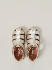 Zig+Star Gold Kids Cosmic Infant Closed Toe Sandals - Image 3 of 6