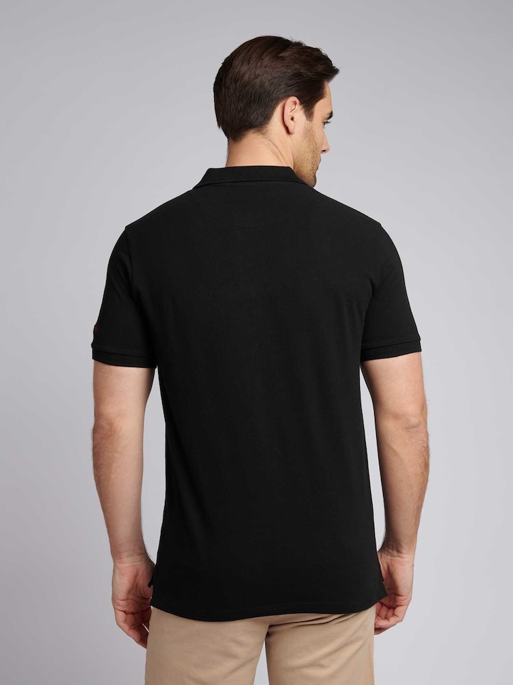 U.S. Polo Assn. Black Mens Chuck Polo Shirt - Image 2 of 7 U.S. Polo Assn. Black Mens Chuck Polo Shirt - Image 2 of 7