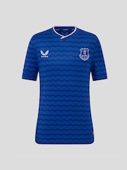 Castore Blue Everton FC Home Short Sleeve Shirt - Image 1 of 5