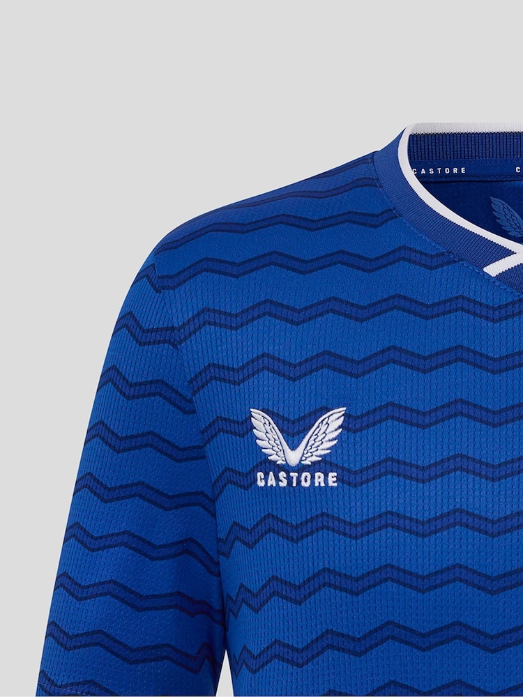 Castore Blue Everton FC Home Short Sleeve Shirt - Image 5 of 5