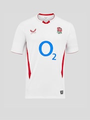 Castore White England Home Replica Rugby Shirt - Image 11 of 13