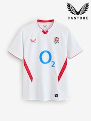 Castore White England Home Replica Rugby Shirt - Image 13 of 13