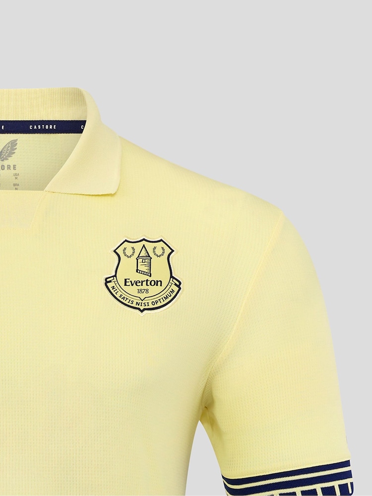 Castore Yellow Everton FC Away Short Sleeve Shirt - Image 5 of 5