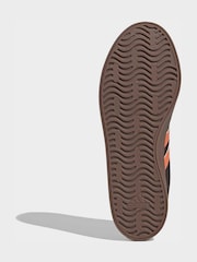 adidas Brown/Orange VL Court Trainers - Image 8 of 10