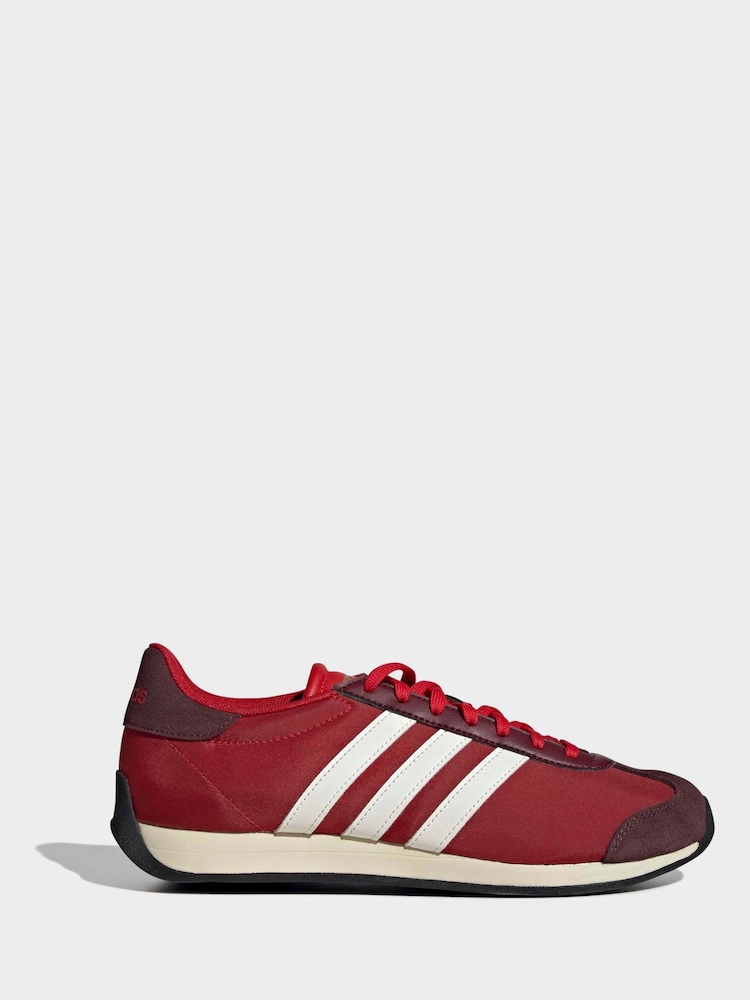 adidas Red Runvista Trainers - Image 1 of 10