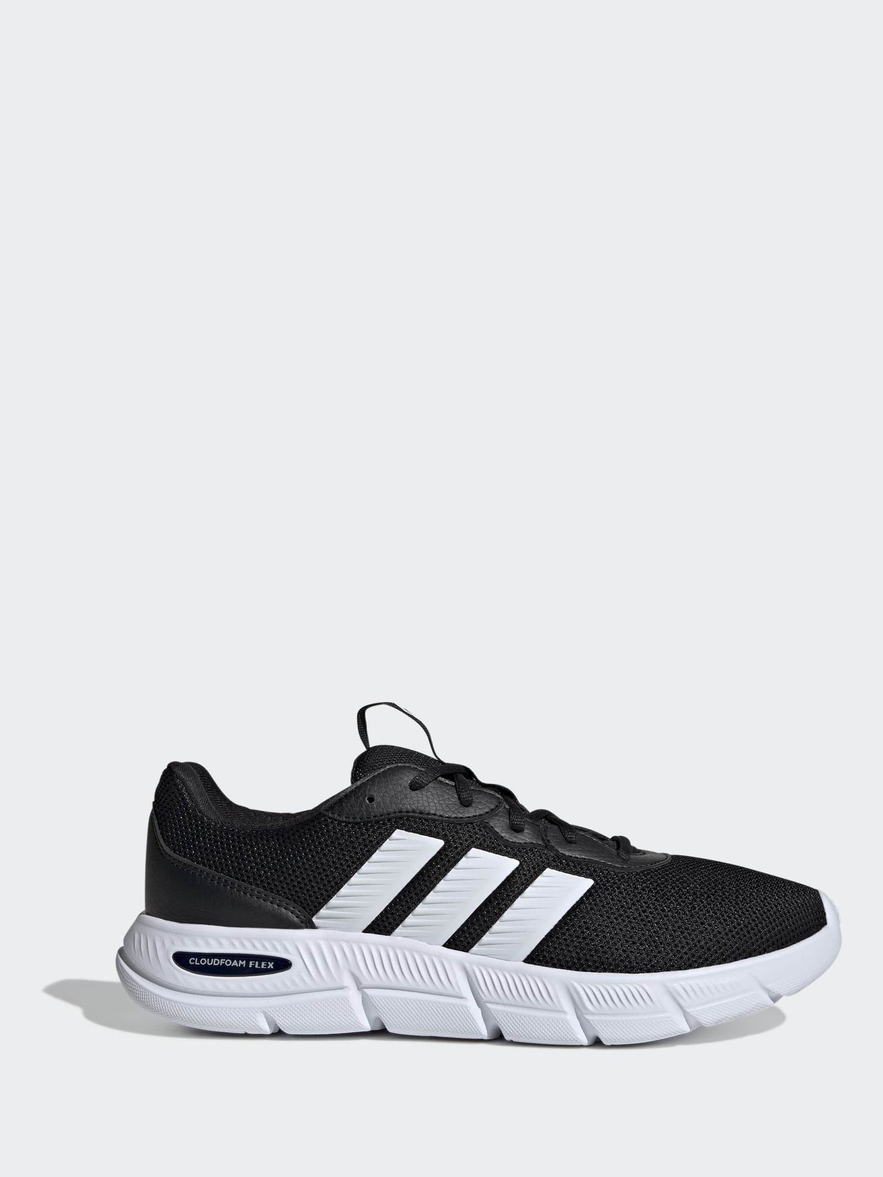 【wtleaf】 Buy Чорний/білий - adidas Cloudfoam Flex Laces Trainers з сайту