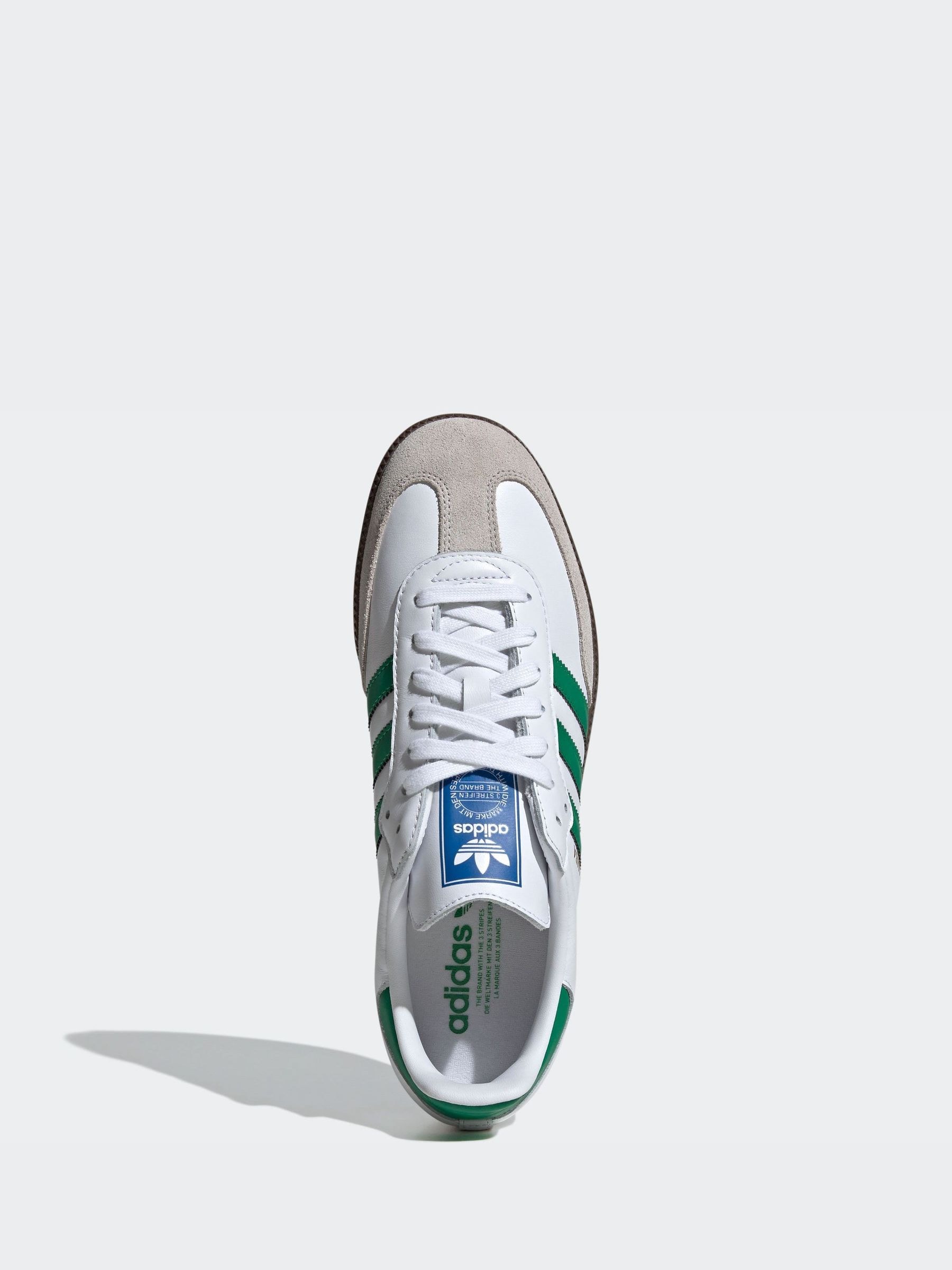 Cumpără Alb/Verde - Pantofi sport adidas Originals Samba OG from