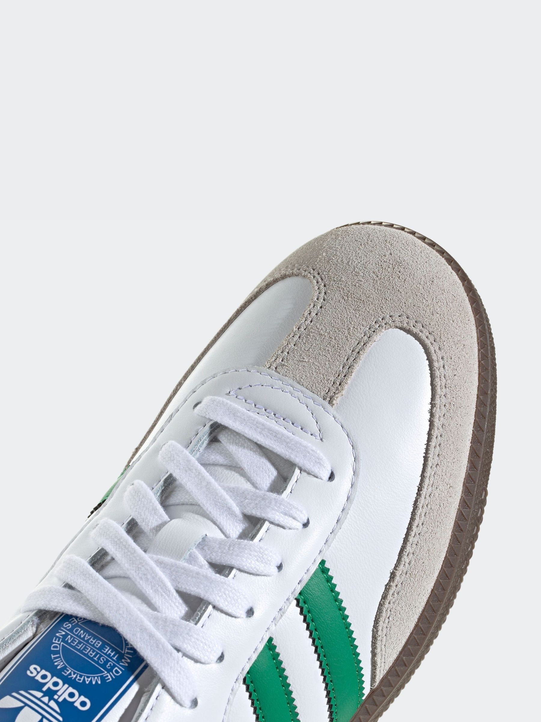 Cumpără Alb/Verde - Pantofi sport adidas Originals Samba OG from