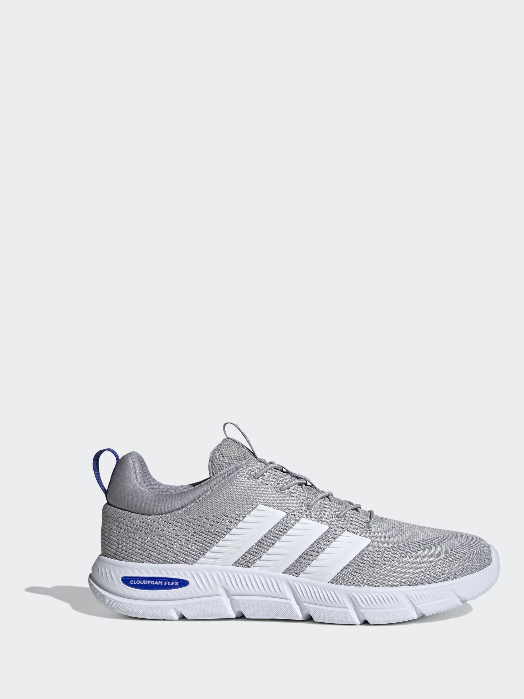 Buy adidas Grey Cloudfoam Flex Elastic Laces Trainers from Next USA Buy adidas Grey Cloudfoam Flex Elastic Laces Trainers from Next USA