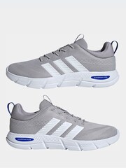 adidas Grey Cloudfoam Flex Laces Shoes - Image 5 of 9