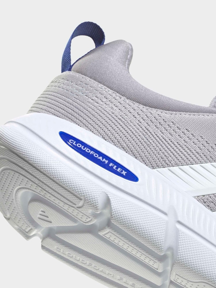 adidas Grey Cloudfoam Flex Laces Shoes - Image 9 of 9