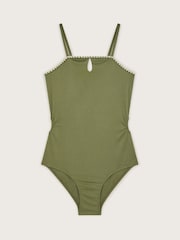 Monsoon Green Texture Cut-Out Swimsuit - Image 1 of 3