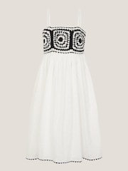 Monsoon Strappy Crochet Sundress - Imagen 1 de 3