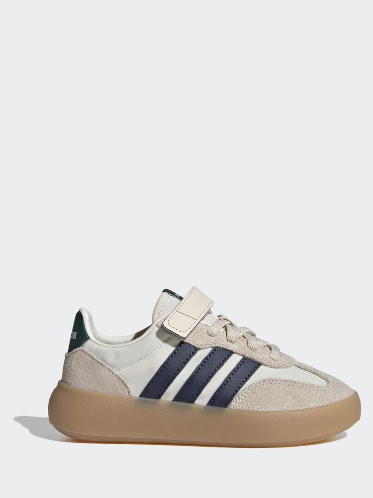 adidas White Barreda Decode Elastic Lace Kids Trainers - Image 1 of 10 adidas White Barreda Decode Elastic Lace Kids Trainers - Image 1 of 10