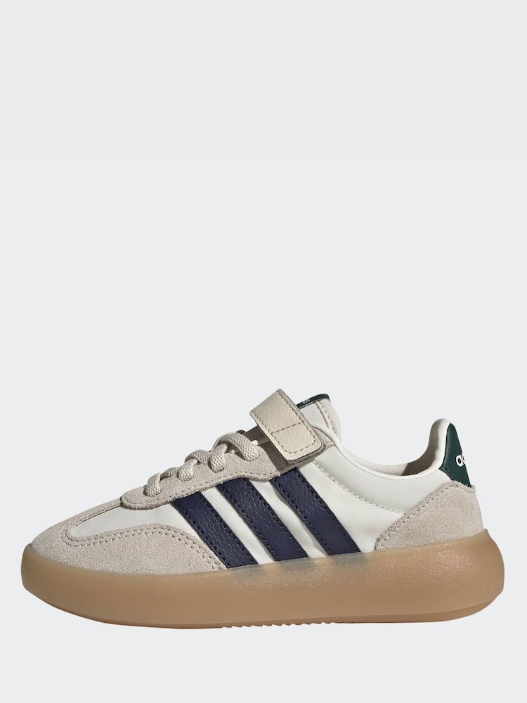 adidas White Barreda Decode Elastic Lace Kids Trainers - Image 2 of 10 adidas White Barreda Decode Elastic Lace Kids Trainers - Image 2 of 10