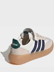 adidas White Barreda Decode Elastic Lace Kids Trainers - Image 5 of 10