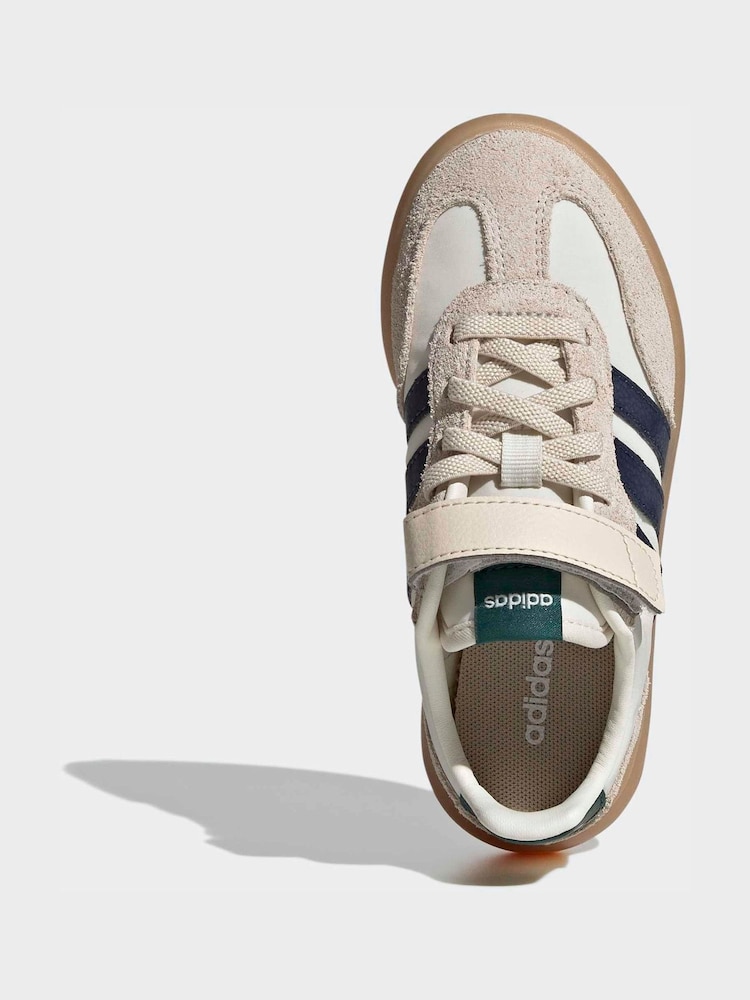 adidas gazelle silver green womens adidas Nebzed Elastic Lace Top Strap Shoes Cloud White / Royal Blue / Lucid  Pink – Heppo.com main image 1