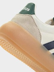 adidas White Barreda Decode Elastic Lace Kids Trainers - Image 9 of 10