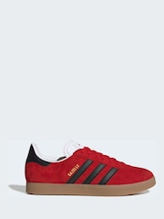 adidas Originals Red Gazelle Trainers - Image 1 of 11