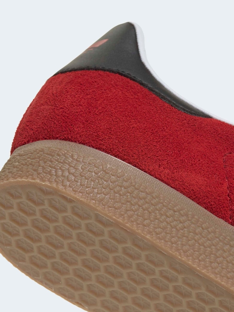 adidas Originals Red Gazelle Trainers - Image 11 of 11 adidas Originals Red Gazelle Trainers - Image 11 of 11