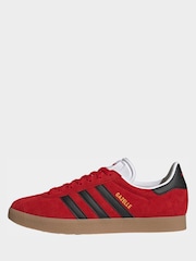 adidas Originals Red Gazelle Trainers - Image 2 of 11