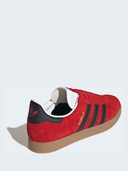 adidas Originals Red Gazelle Trainers - Image 4 of 11