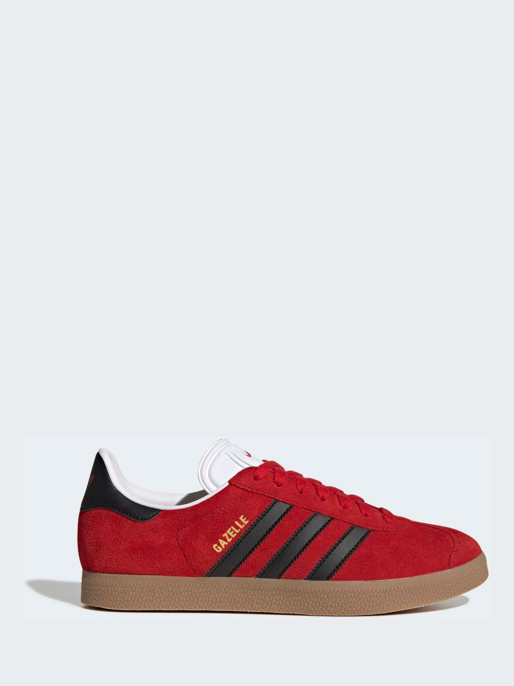 Buy adidas Originals Red/Black Gazelle Trainers from Next USA