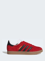 adidas Originals Red Gazelle Trainers - Image 5 of 11