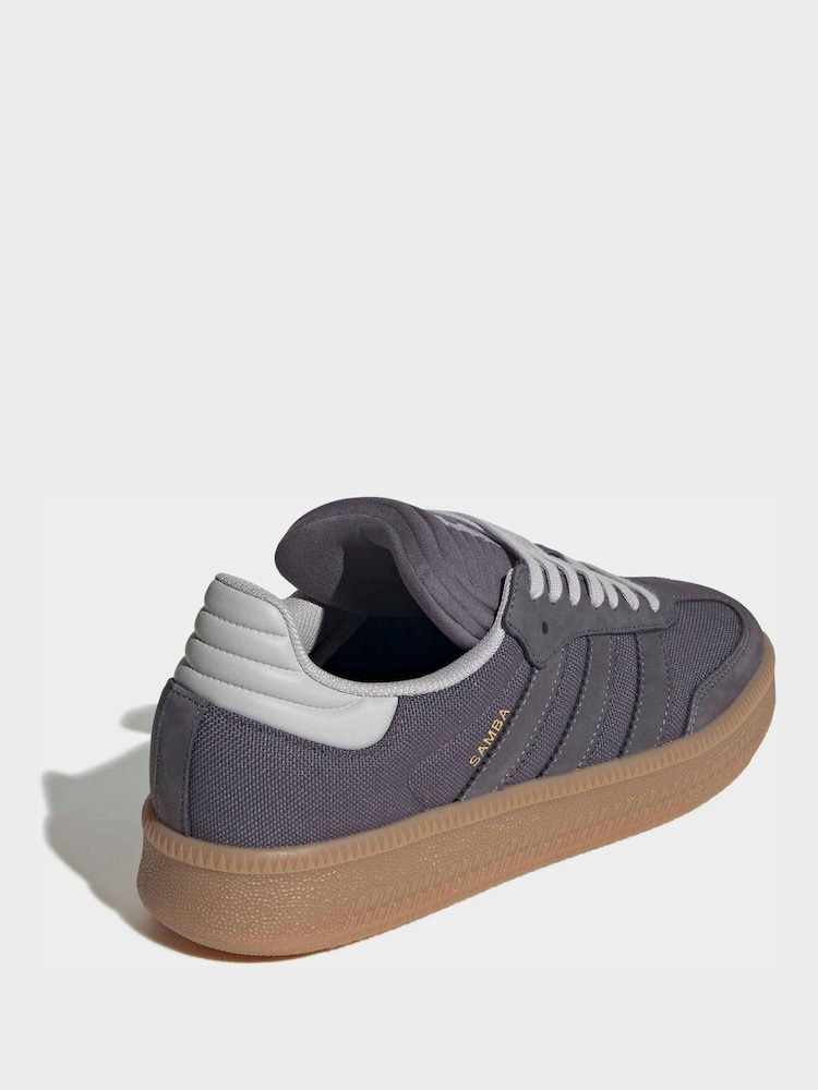 Buy adidas Originals Grey/Brown Samba XLG Trainers from Next USA