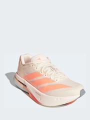 adidas White Adizero Boston 13 Running Trainers - Image 10 of 16