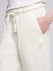 U.S. Polo Assn. White Girls Relaxed Fit Zip Hoodie and Joggers Set - Image 4 of 11
