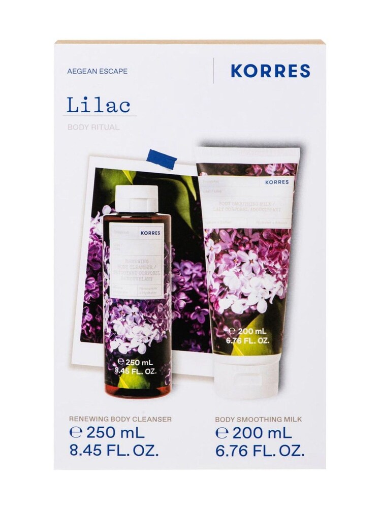 Korres Lilac Shower Gel and Body Milk Gift Set - Image 1 of 5