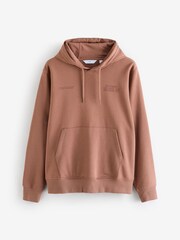 Rust Red Regular Fit Long Sleeve Hoodie - Image 1 of 1