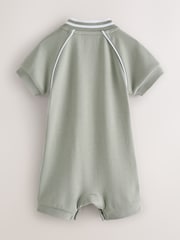 كاكي/كريم - أزرق/صخري ـ حزمة من 2 ثوب أطفال بتصميم رياضي جامعي من Baker by Ted Baker - صورة 2 من 7