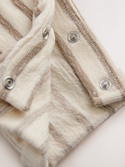 Baker by Ted Baker Stone Striped Dungaree and Short Sleeve T-Shirt Set - Image 5 of 8