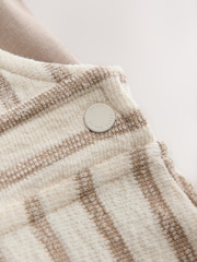 Baker by Ted Baker Stone Striped Dungaree and Short Sleeve T-Shirt Set - Image 6 of 8