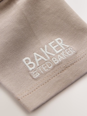 Baker by Ted Baker Stone Striped Dungaree and Short Sleeve T-Shirt Set - Image 7 of 8