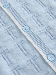 Baker by Ted Baker Blue Knitted Romper - Image 6 of 6