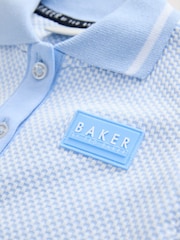 Baker by Ted Baker Blue Textured Romper - Image 3 of 6
